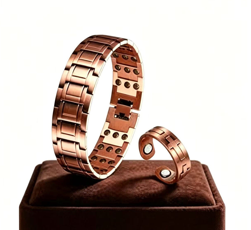 Women's Magnet Affordable Luxury Fashion Clover Alloy Diamond Single Bracelet