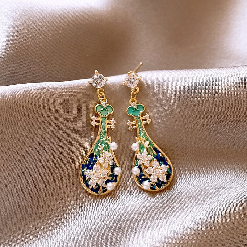 Women's Needle Ancient Style Pipa Fashionable Light Luxury High-grade Rings