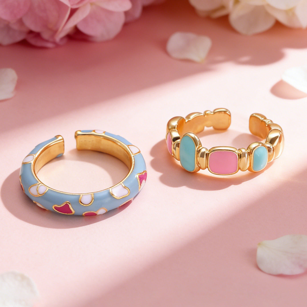 Niche Unique Western Style Geometric Cute Rings