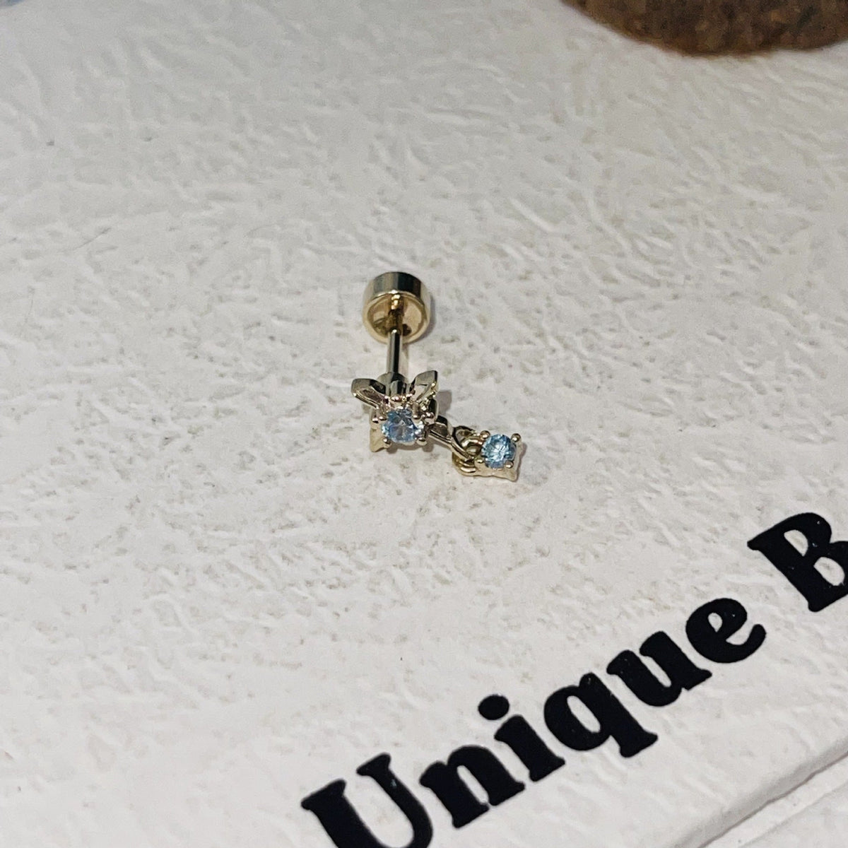 Ear Bone Medical Titanium Steel Screw Stud Earrings