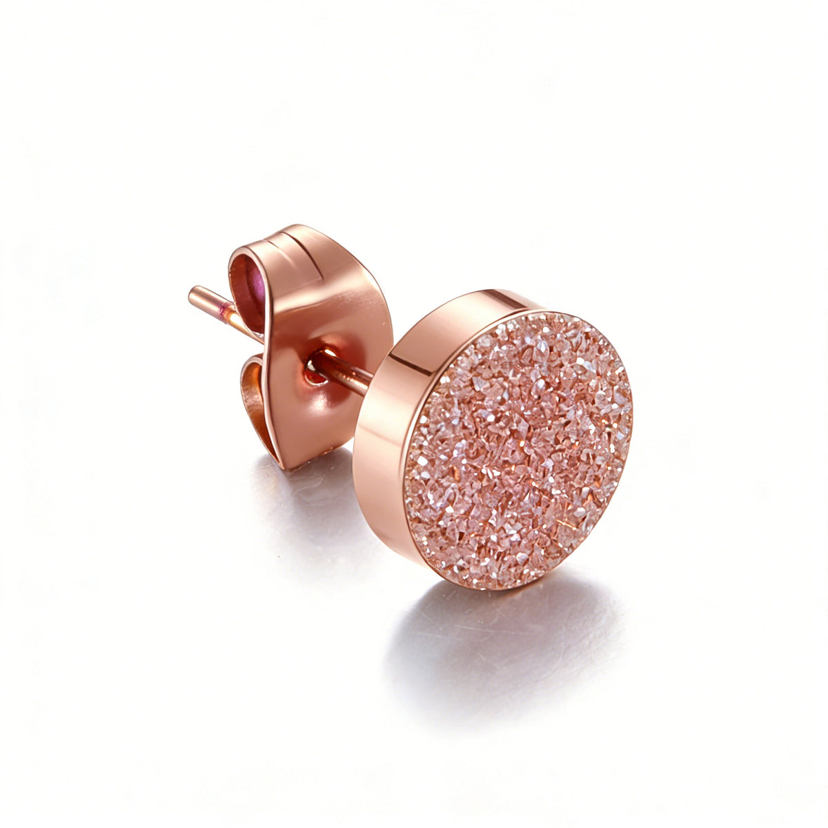 Women's & Men's Style Titanium Steel Pearl Sand For Design High-grade Rings