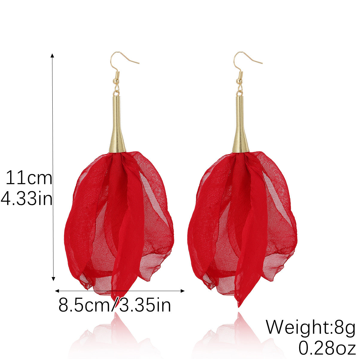 Women's Design Vintage Fashion Artistic Flower Love Earrings