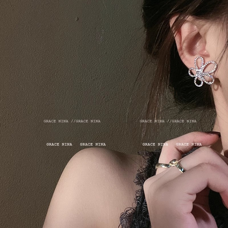 Flower Female Seaside Vacation Dopamine Fashion Temperament Earrings