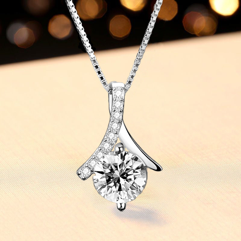 Skirt Live Inlaid Simple Light Luxury Valentine's Day Pendants