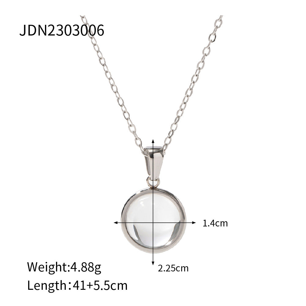 Zircon Stainless Steel Environmental Protection Gold Bracelet