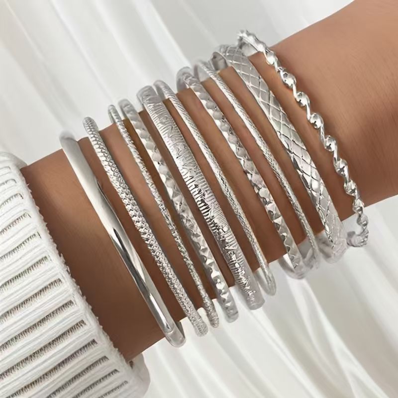 Personality Simple Chain Vintage Stylish Glossy Bracelets