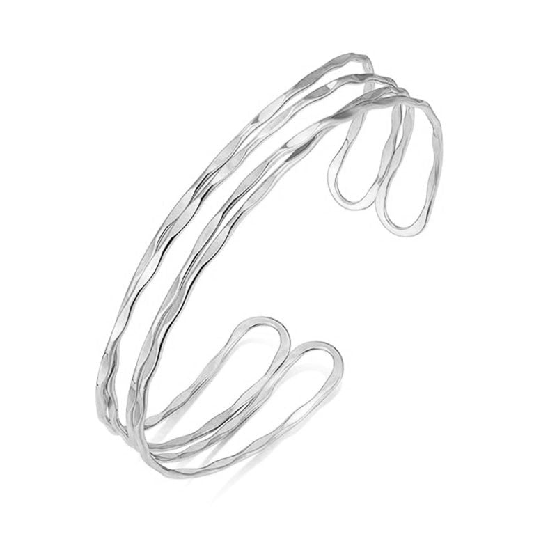 Exaggerated Geometry Open Wide Female Simple Personality Bracelets