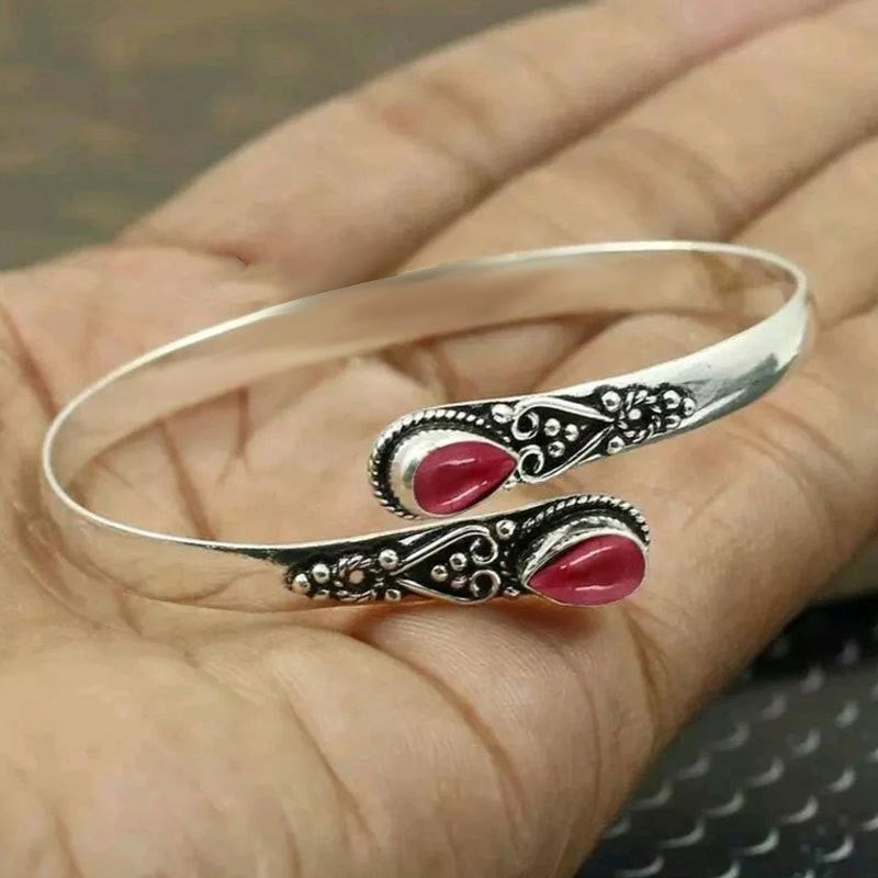 Agate Retro Adjustable Opening Environmental Protection Bracelet