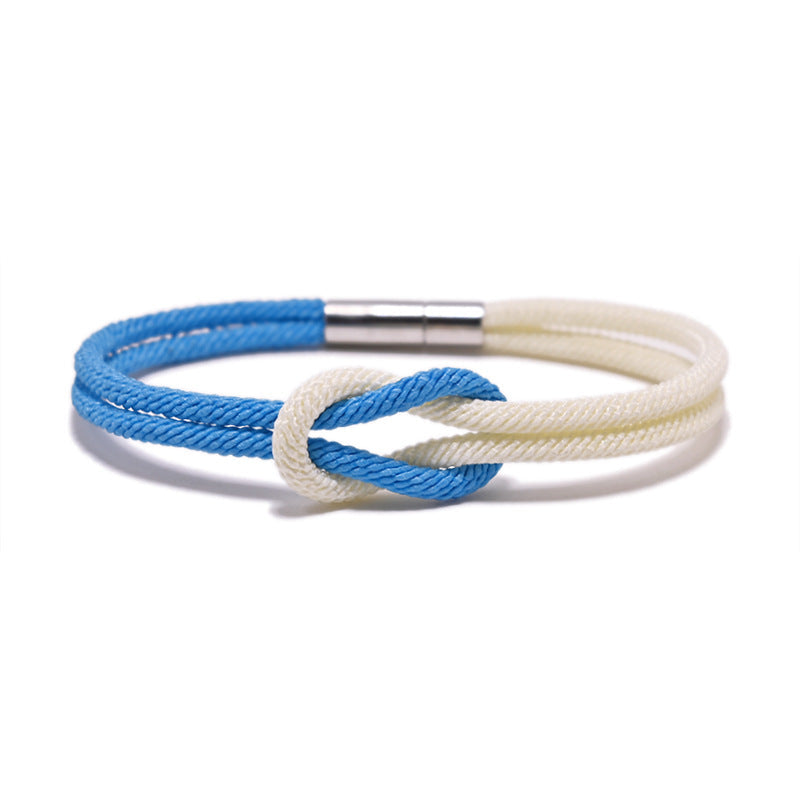 Zhang Support Color Truelove Knot Milan Rope Carrying Strap Bracelet
