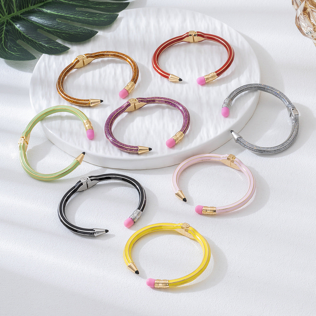 Wild Color Pencil Shape Simple Irregular Female Spring Bracelet