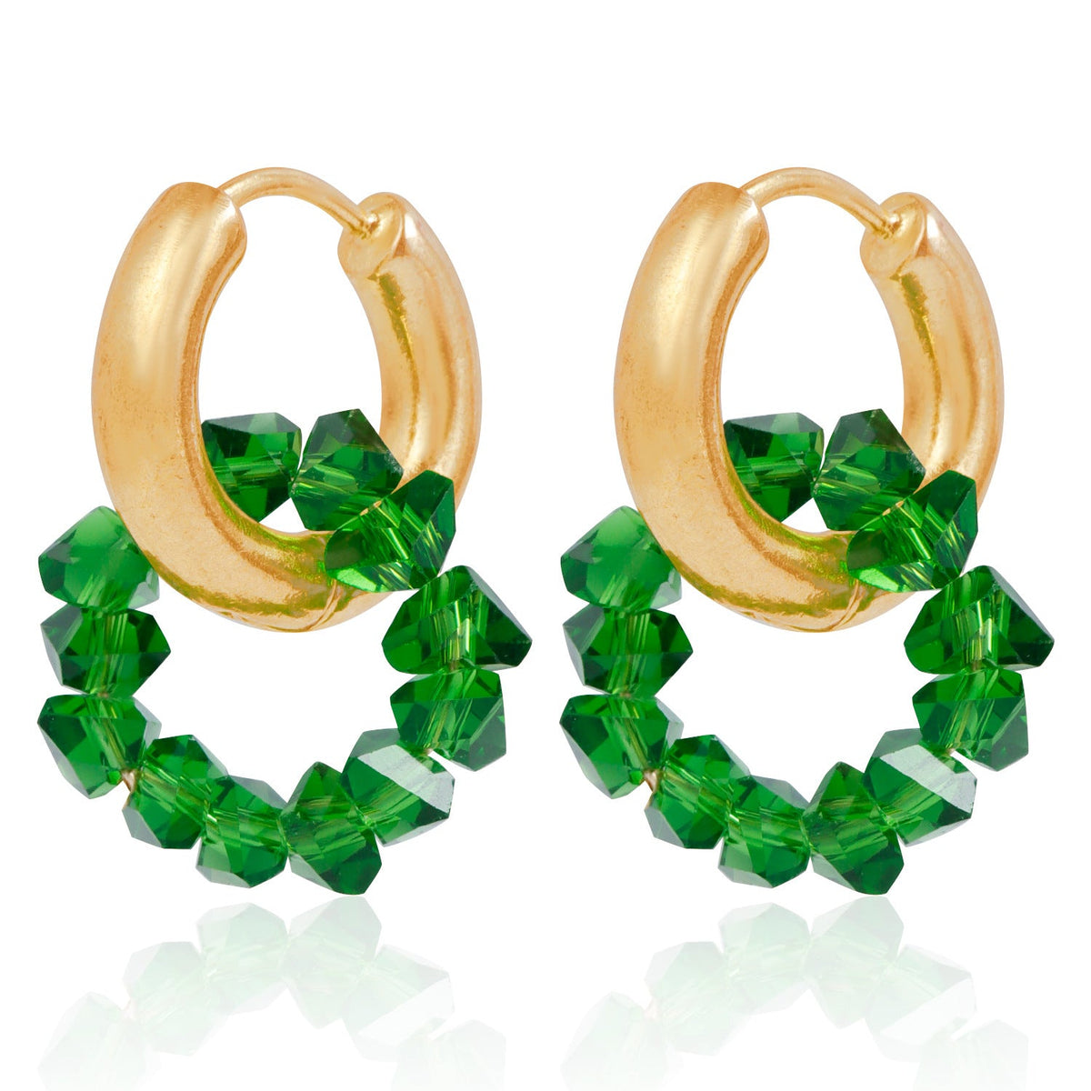 Hoop Hot Pointed Crystal Personality Minimalist Elegant Earrings