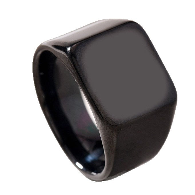 Men's Titanium Steel Trendy Fashion Casting Love Owl Rings