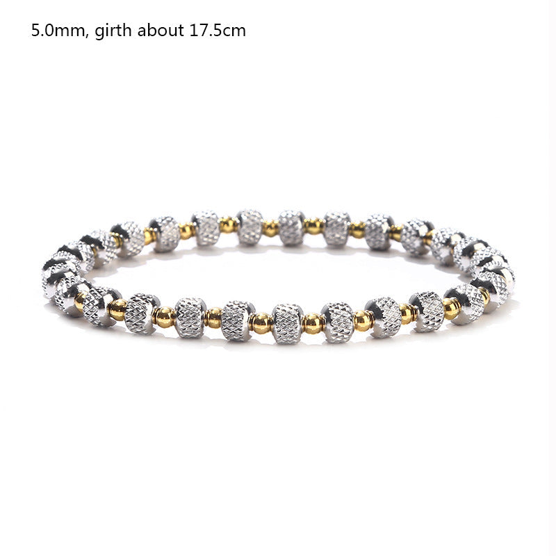 Metal Stainless Steel High-quality Gold Two-tone Bracelets