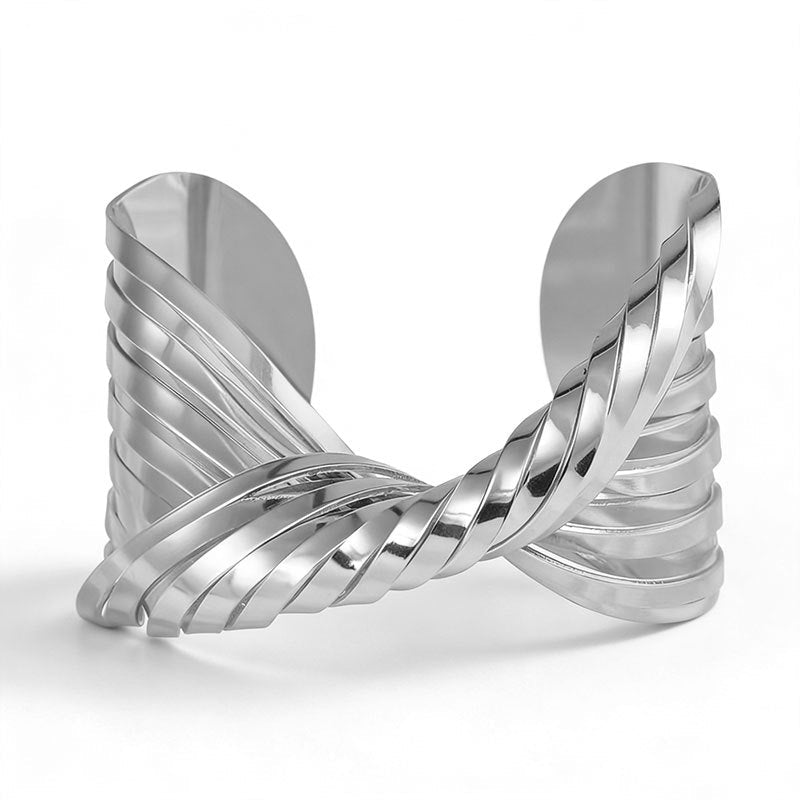 Open Irregular Twisted Fashion Personality Style Bracelet