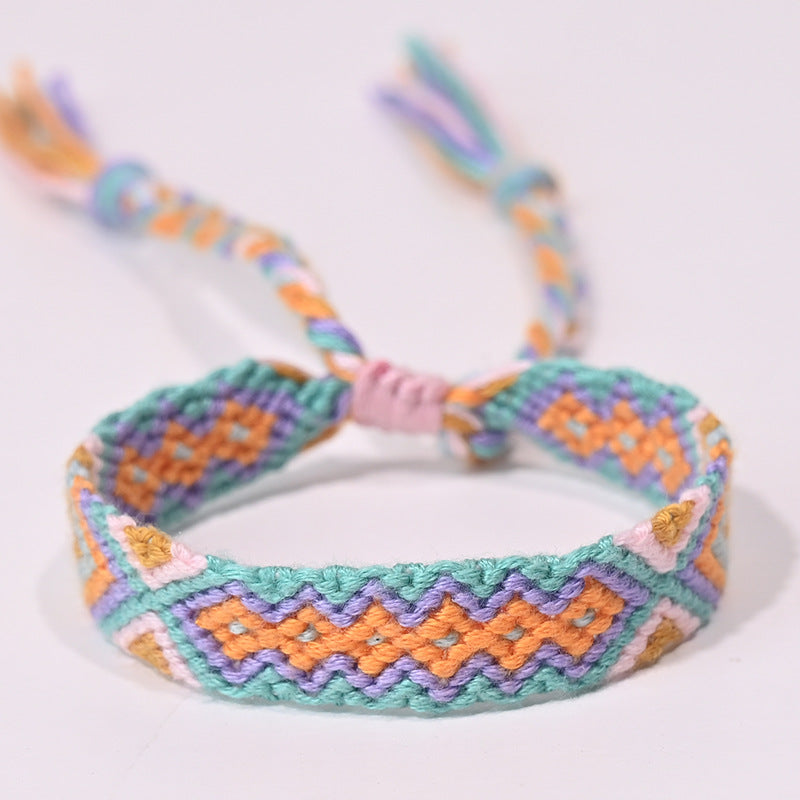 Stepped Into Nepal Ethnic Style Hand-knitted Bracelets