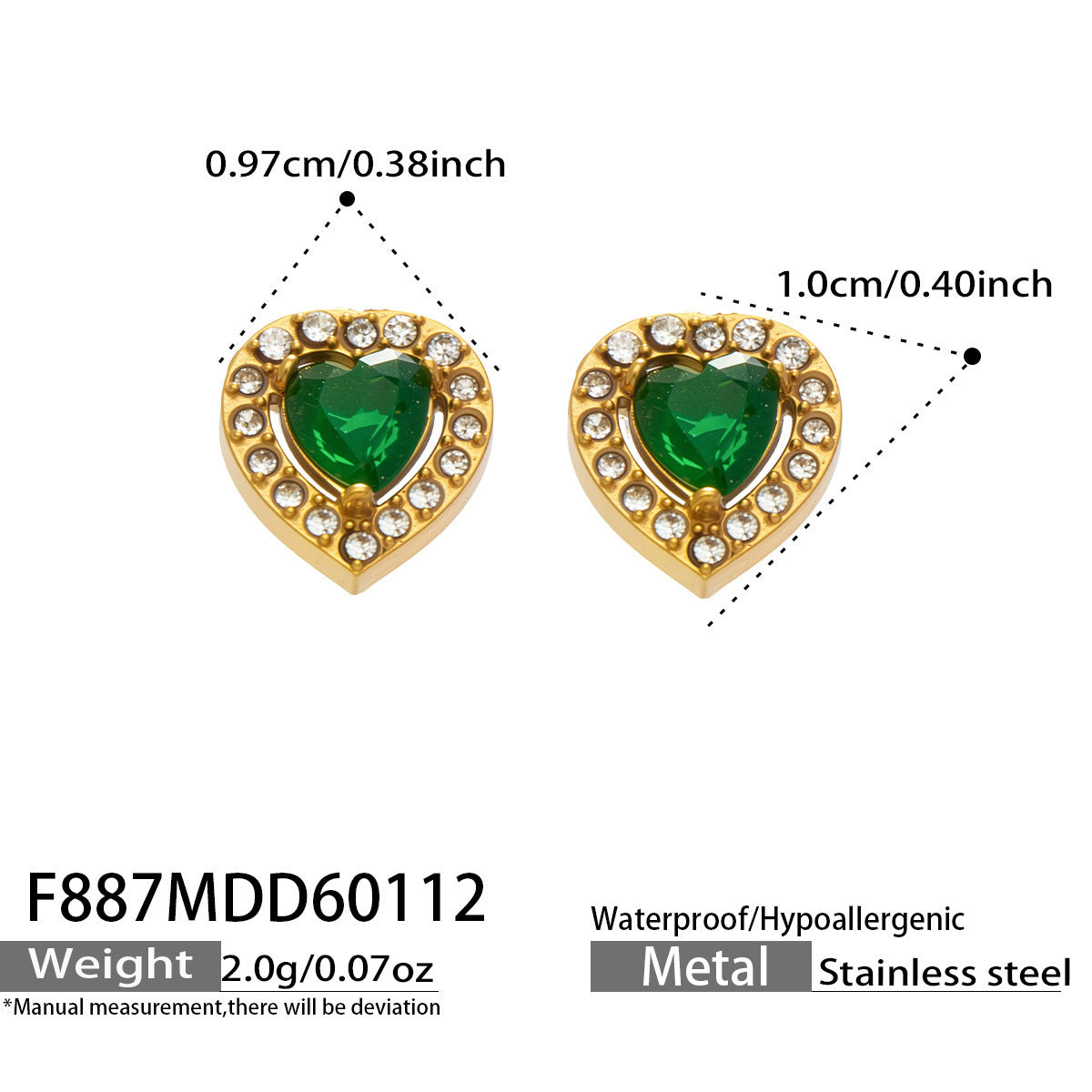 Flash Zircon Stainless Steel Combination Exquisite Gorgeous Full Jewelry Set