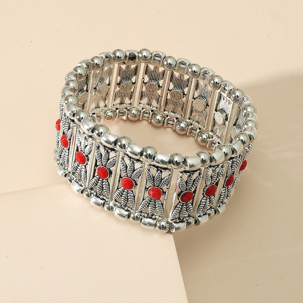 Style Personality Retro Alloy Turquoise Stretch Bracelets