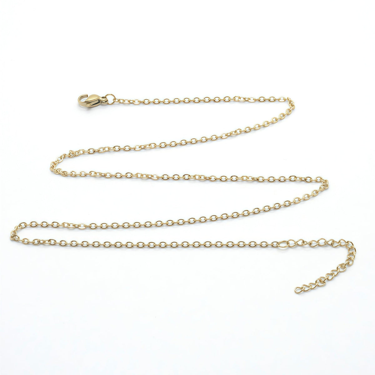 Korean Style Simple Cross Chain Clavicle Unisex Vacuum Necklaces