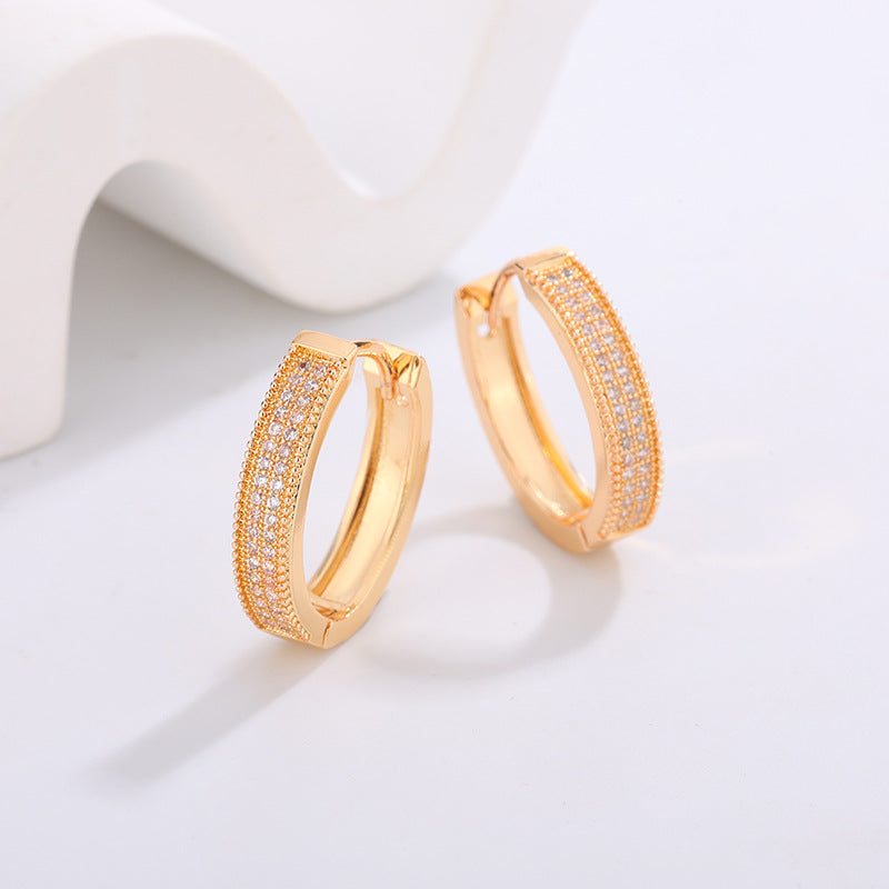 Women's High-grade Night Market Style Graceful Ear Clips Rings