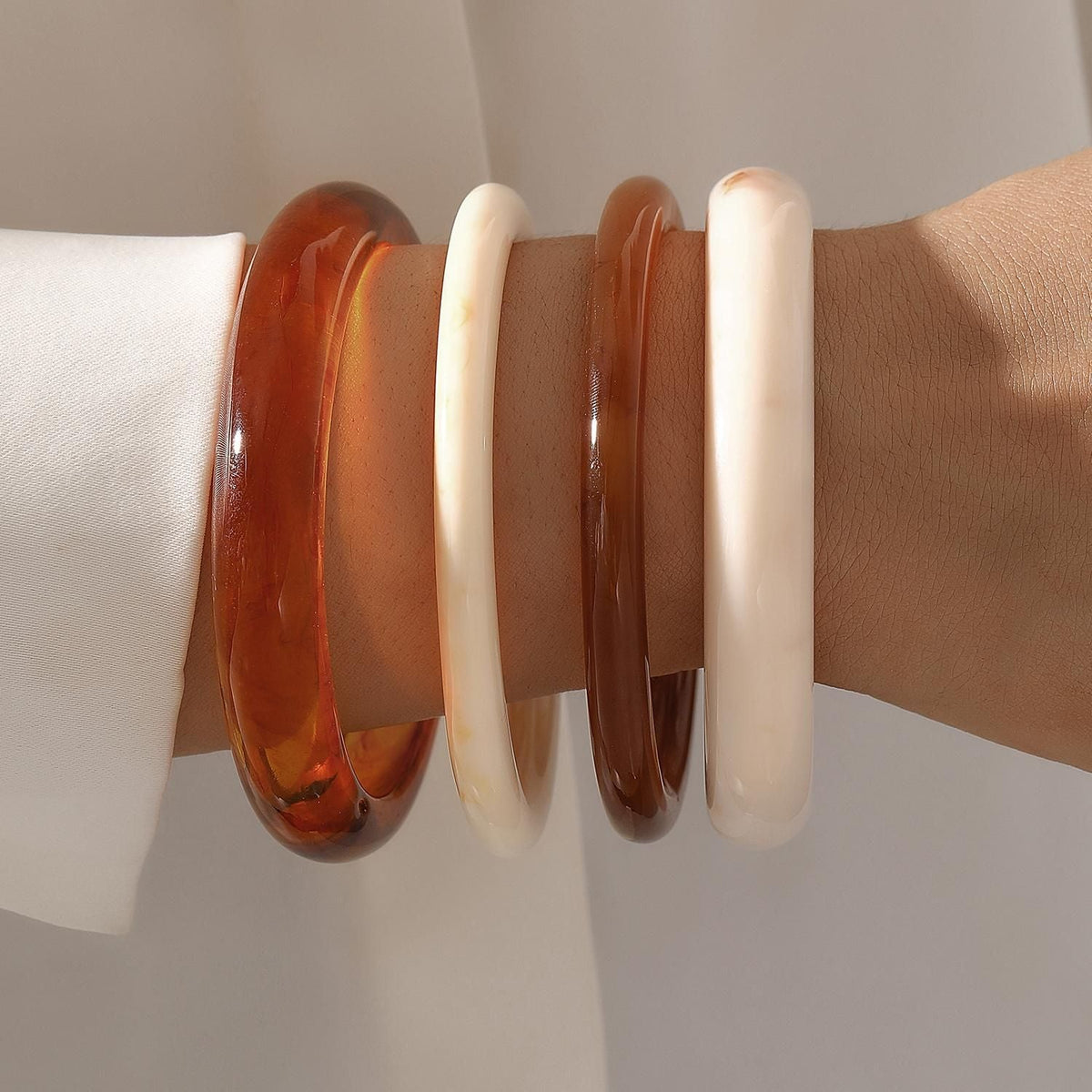 Women's Unique Exquisite Acrylic Marbling Vintage Bracelets