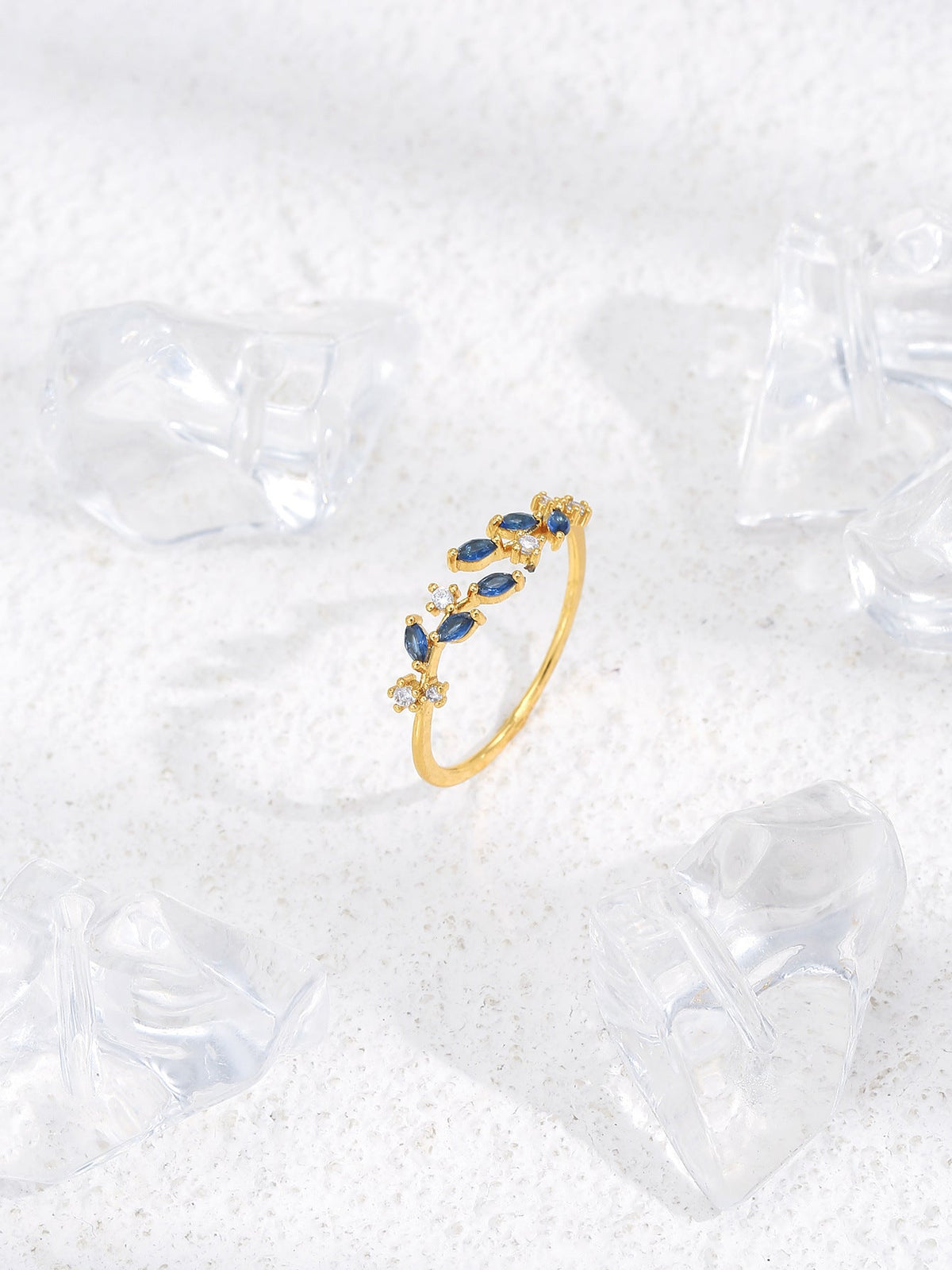 Flower Geometric Open Wheat Fashion Shank Rings