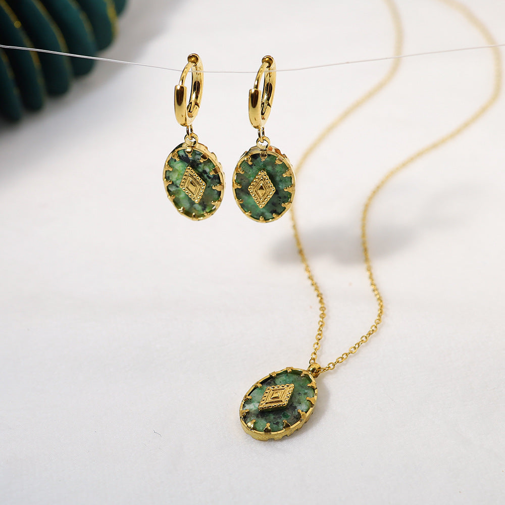 Natural Stone Do Not Fade Minority Jewelry Set