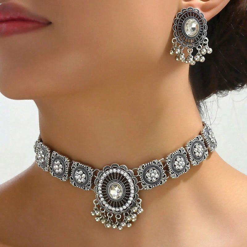 Popular Ornament Vintage Ethnic Style Gemstone Necklaces