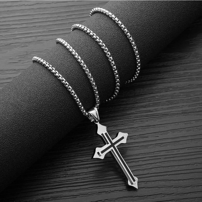Women's & Men's Trendy Style Street Cool Cross Pendant