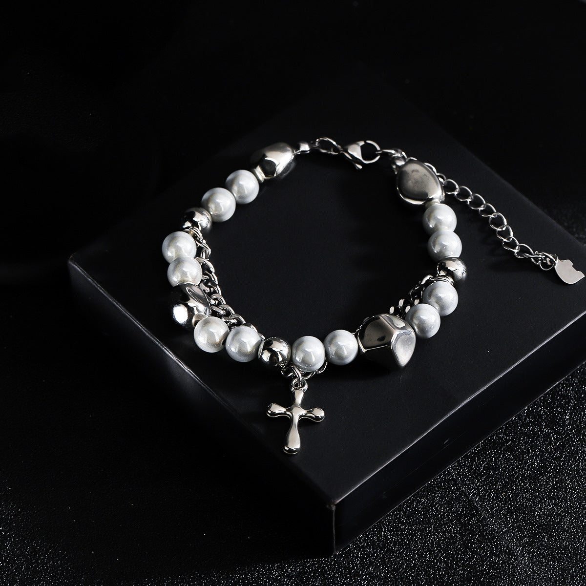 Women's & Men's Titanium Steel No Fading High-grade Versatile Affordable Bracelet