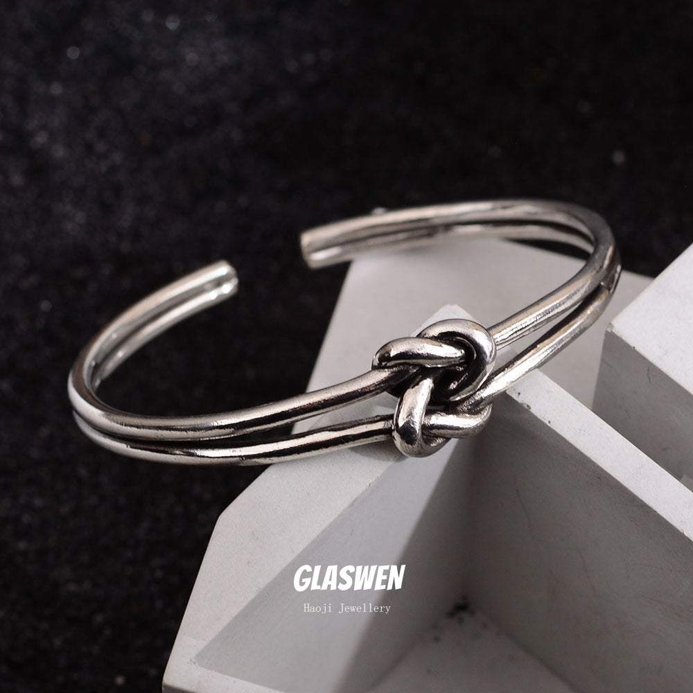 Hop Versatile Textured Twist Wind Opening Bracelet