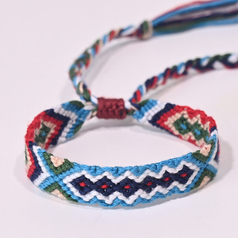 Stepped Into Nepal Ethnic Style Hand-knitted Bracelets