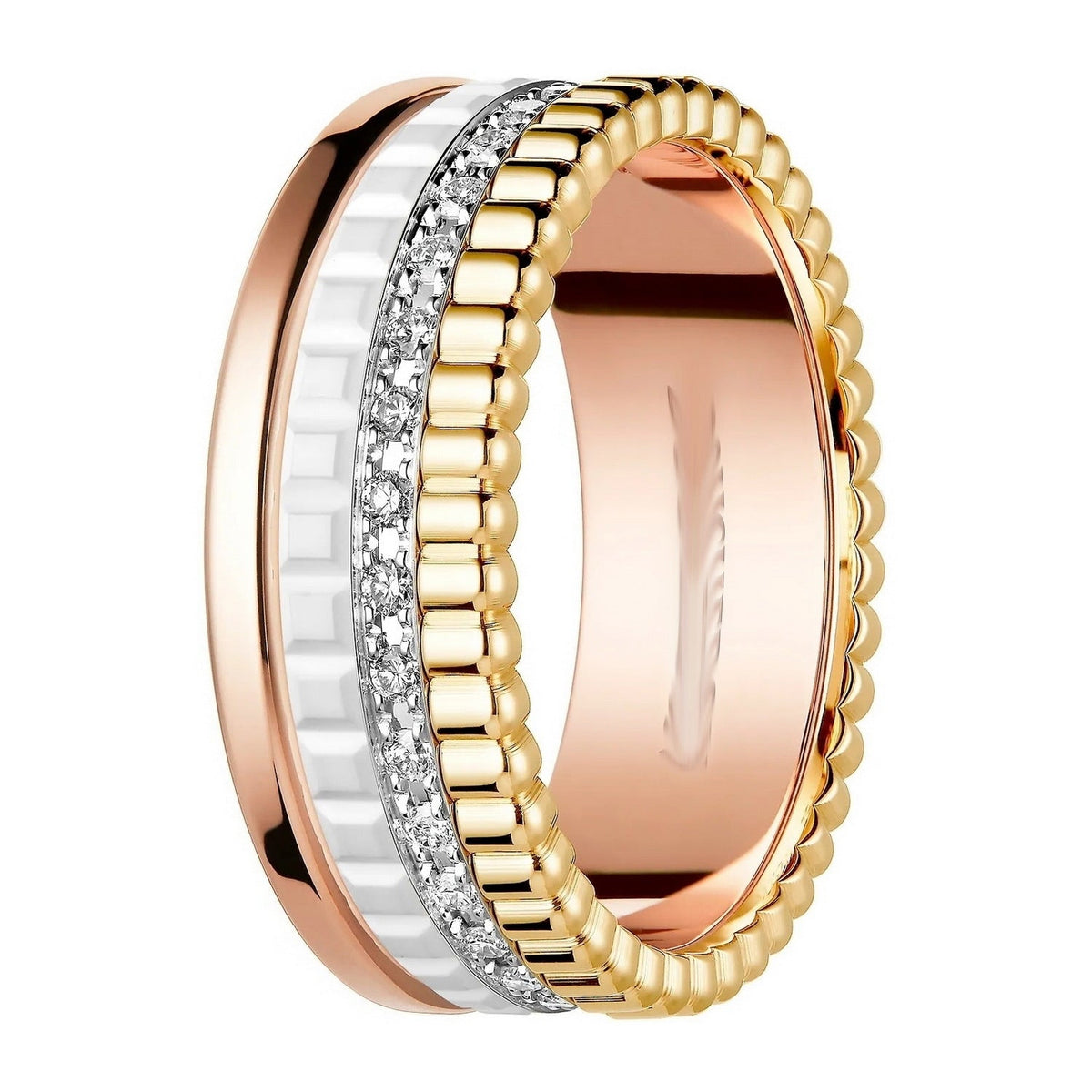 Women's & Men's Ceramic Light Luxury Index Finger Ornament Rings