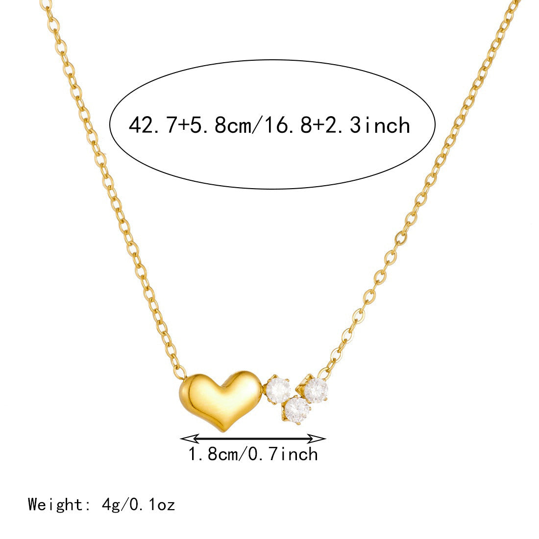 Female Temperament Light Luxury High-grade Zircon Necklace