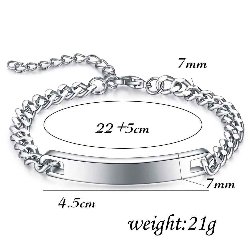 Personalized Simple Four-color Stainless Steel Curved Fashion Bracelets
