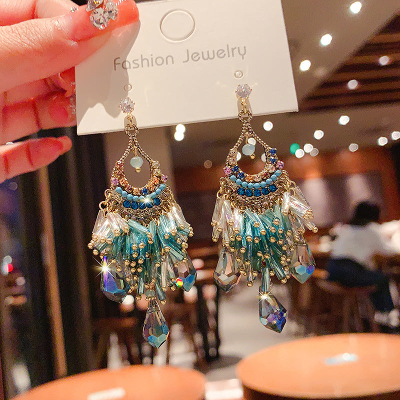 Women's Retro Affordable Luxury Sier Pin Fashionable Earrings