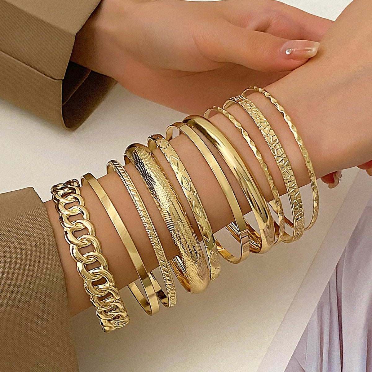 Versatile Personalized Alloy Ethnic Style Trend Bracelets