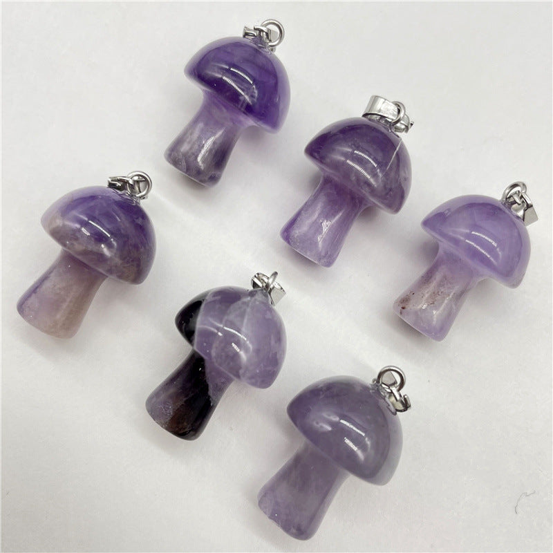 Fashion Natural Crystal Stone Mini Small Pendant