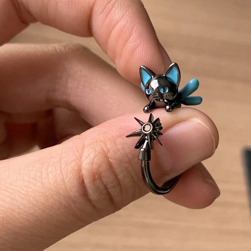 Magic Cartoon Female Exquisite Cute Fashion Open Rings