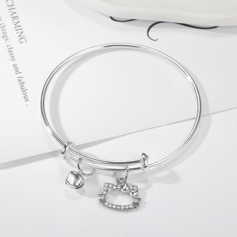 Women's High-grade Cartoon Couple Girlfriends With Small Bracelet