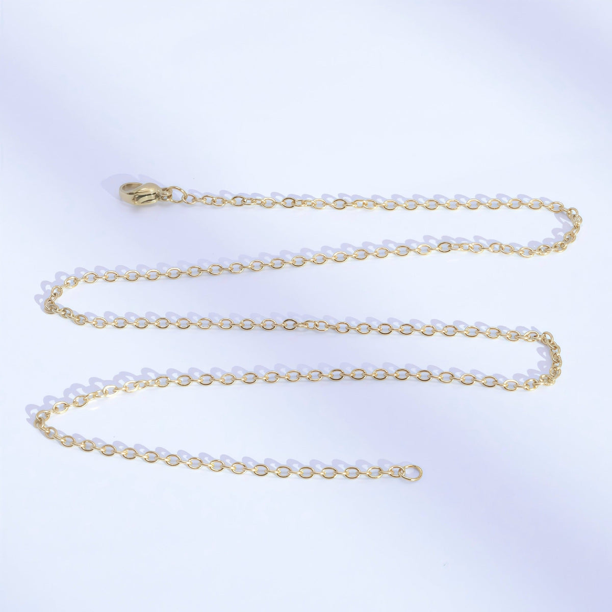 Korean Style Simple Cross Chain Clavicle Unisex Vacuum Necklaces