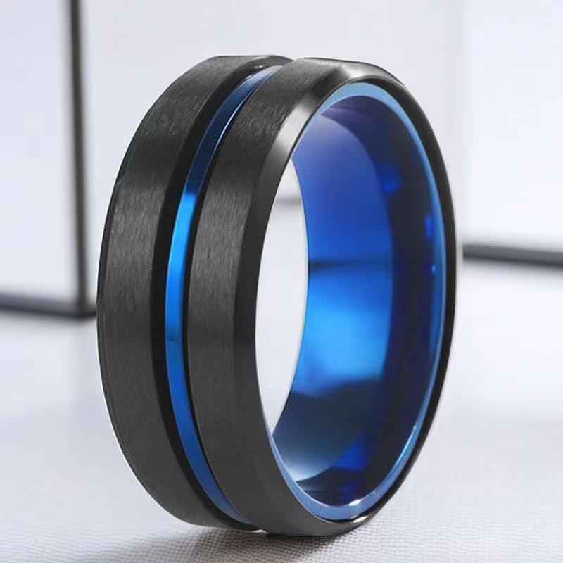Men's Hip Hop Fashion Rotating Cold Niche Ring