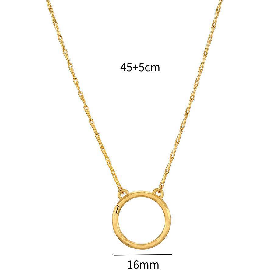 Everyday Fashion Daily Necessities Series Vacuum Electroplating Gold Protection In Necklace
