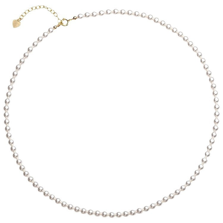 Very Small Rice Pearl Female Light Luxury Necklaces