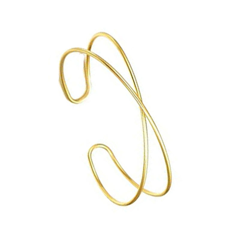 Geometric Metal Armband Exaggerated Personalized Leaf Bracelet