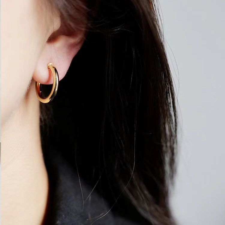 Invisible One-piece Silicone No Pierced Commuter Female Small Earrings