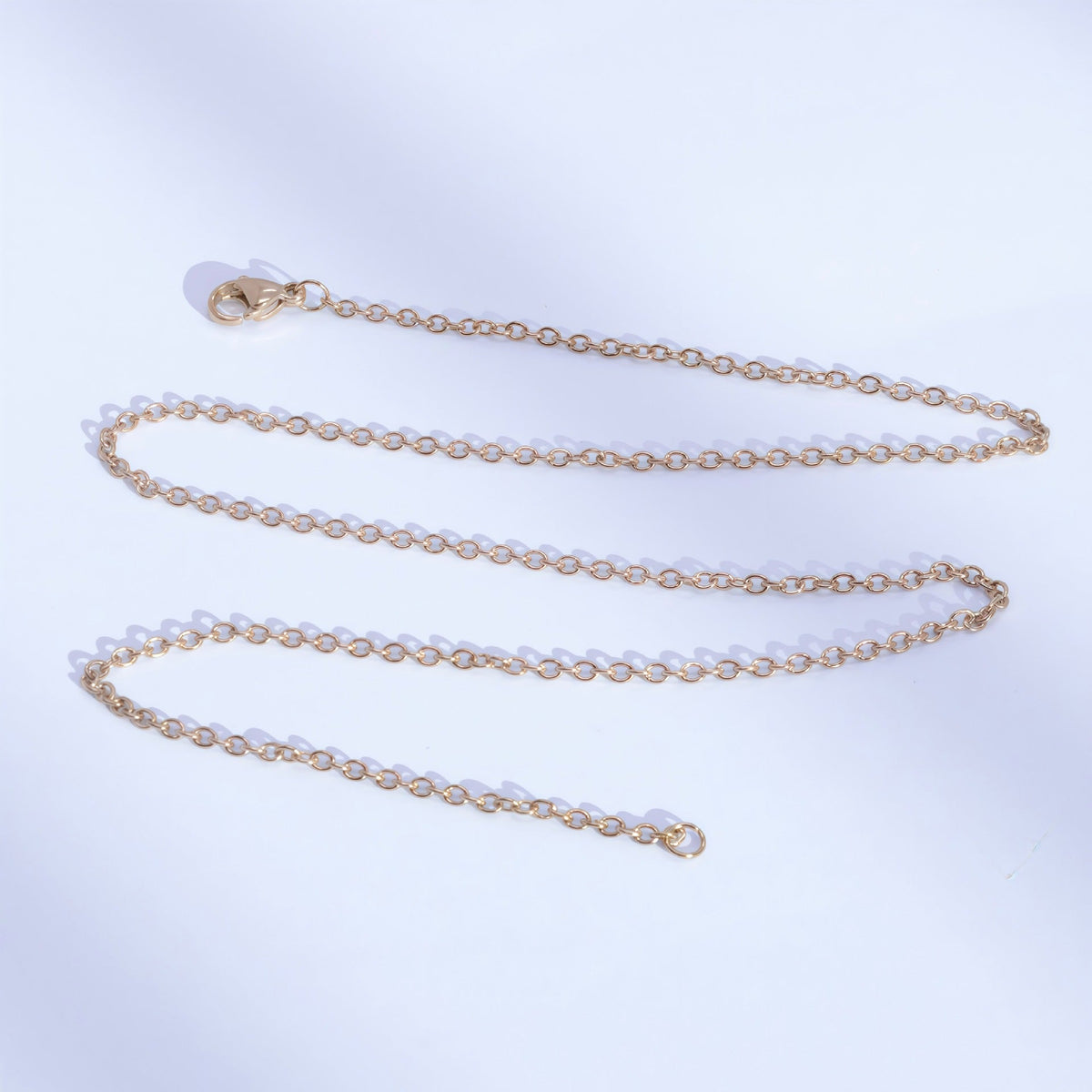 Korean Style Simple Cross Chain Clavicle Unisex Vacuum Necklaces