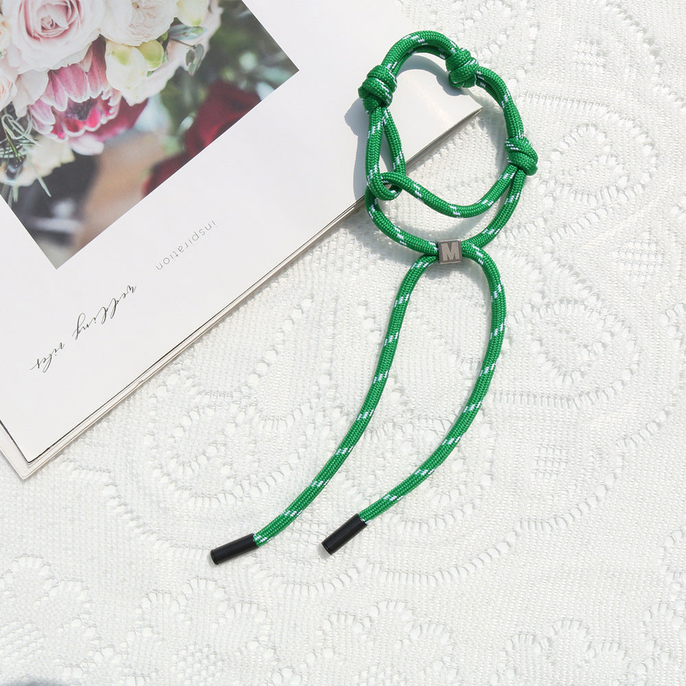 Rope Nylon Color Stylish Adjustable Polyester Bracelets