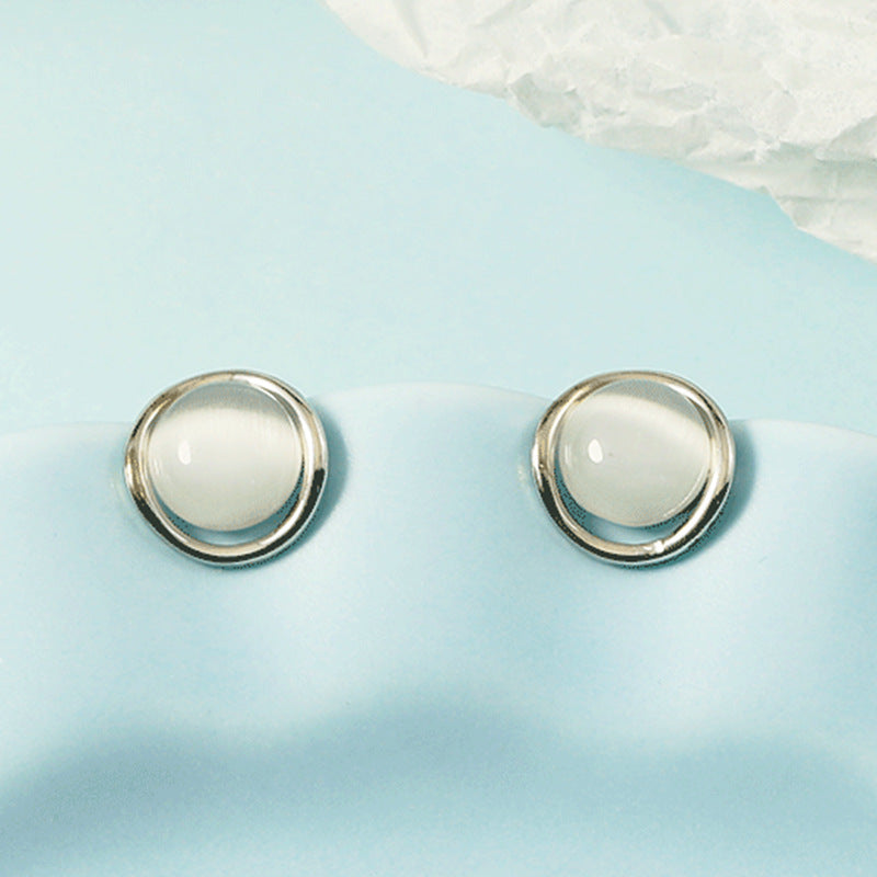 Korean Style Sense Of Design Niche Stud Earrings