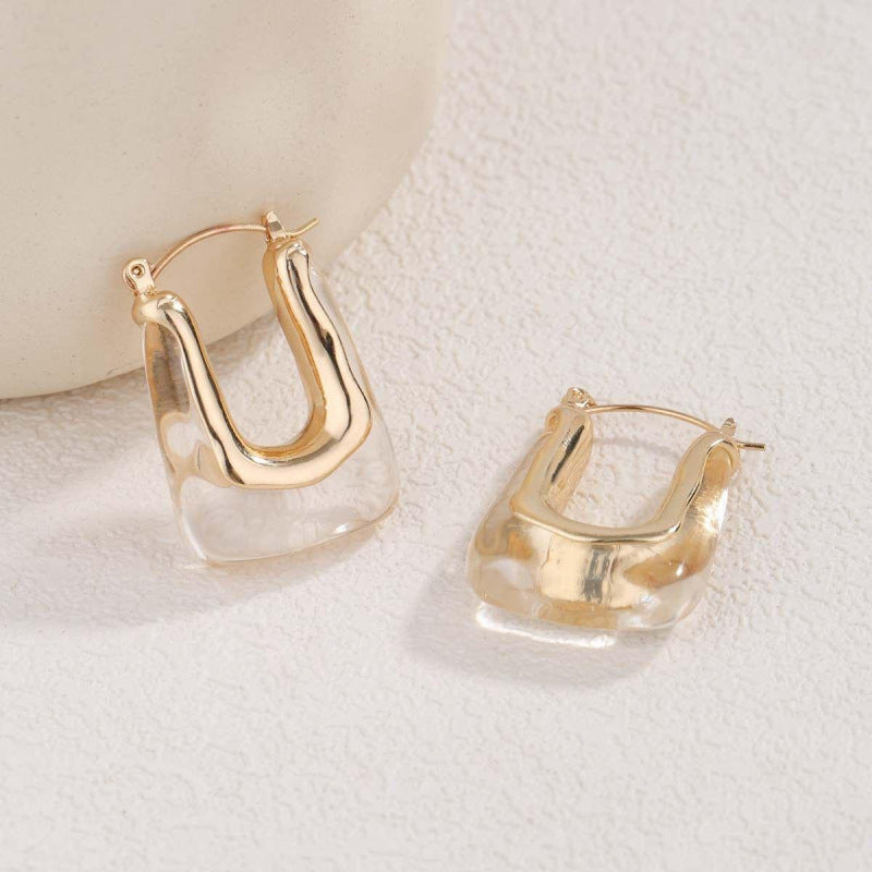 Women's Retro Geometric Metal Alloy Temperament Wild Rings