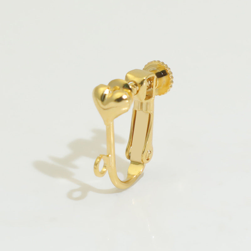 Screw Without Piercing Adjustable Spiral Hair Pin Ear Clip